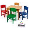 Universal Nantucket Table & 4 Primary Chairs