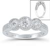 Three-Stone Round Diamond Ring (1.00 ctw) Platinum