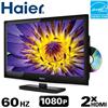 Haier® LEC24B1380 24-in. 1080p LED HDTV** with Built-in DVD Player