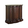Powell Mahogany Curved Marble Top Cabinet