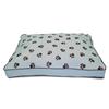 Home Fashions International Ultima Suede Paw Print Powder Pet Bed
