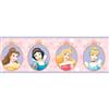 Disney© 6.83'' H Pink Pastel Princess Cameo Border