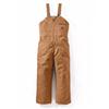 Tough Duck® Black and brown Insulated Bib Overalls