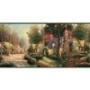 Blue Mountain® 10.25'' Solid Vinyl, Thomas Kinkade Inspired Home Border