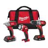 Milwaukee M18 Cordless Lithium-Ion 3-Tool Combo Kit