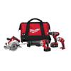 Milwaukee M18 Cordless Lithium-Ion 4-Tool Combo Kit