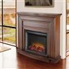 Pleasant Hearth Durham 23 Inch Electric Fireplace with Remote – Mahogany Finish