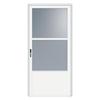 EMCO® 34 In. Width, 75 Series Self-Storing, White Door, Black Hardware