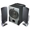 CYBER ACOUSTICS BLACK 3PC SUBWOOFER/SAT SYST 68WATTS 15V PWR ADAPTER INCLD