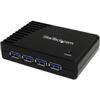 STARTECH 4PORT SUPERSPEED USB3.0 HUB USB-B 5GBPS SELF POWERED BLACK