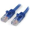 STARTECH 7FT SNAGLESS CAT5E RJ45 NETWORK PATCH CABLE BLUE