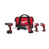 Milwaukee M18 Cordless Lithium-Ion 4-Tool Combo Kit