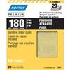 Norton Premium 9 inch X11 inch Sanding Sheets Fine-180 grit 20 pack