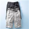 Extreme Zone®/MD Cargo Shorts With Herringbone Belt