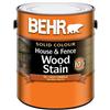 BEHR BEHR Solid Colour House & Fence Wood Stain, 3.43 L Tint Base