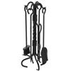 Muskoka 5-Piece Matte Black Fireplace Tool Set