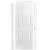 Fast-Fit Primed 6 Panel Textured Fast Fit Door 26 Inch x 80 Inch