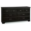 South Shore Versa Collection 6-Drawer Dresser (3177010) - Ebony