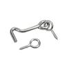 2 Pack 1-1/2" Zinc Gate Hooks and Eyes