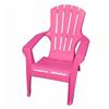 GRACIOUS LIVING Hot Pink Child's Resin Adirondack Chair