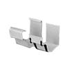 2 Pack Traditional White Vinyl Gutter Joiners