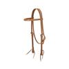 WEAVER 5/8" Latigo Western Leather Bridle, with Bit Ends