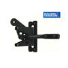 BUILDER'S HARDWARE 2" x 4" Black Deluxe Gate Latch