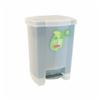 MISTRAL White 2 Bin Step-On Garbage Can