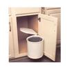 KV KNAPE & VOGT 13 Quart White Waste Bin