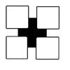 BENNETT 300 Pack 1/16" Cross Tile Spacers