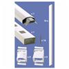 YARDCRAFTERS 36" x 8' White Classic Stair Railing Kit