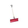 HOME 24" Poly D-Handle Metal Snow Scraper