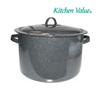 KITCHEN VALUE 11 Quart 7 Jar Black Enamel Canner