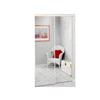 HOME BUILDER 60" x 80" Mirror White Sliding Door