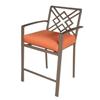 High Bala Paprika Bar Dining Chair, with Cushion