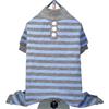 FouFou Dog Large Striped PJ (55566) - Blue/ Grey