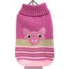 FouFou Dog XSmall Sweater with Pig (57138) - Pink