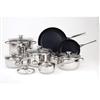 Paderno 12-Piece Hearthstead Cookware Set - Stainless Steel