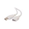 Cables To Go 3m (9.8 ft.) USB A Male To A Female Extension - White