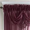 Whole Home®/MD Silhouette Cornelli' Voile Sheer Triple Crescent Valance