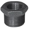 Aquadynamic Fitting Black Iron Hex Bushing 3/8 Inch x 1/4 Inch