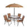 RIO CREATIONS 6 Piece Folding Palmdale Dining Set