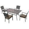 5 Piece Slat Back Avondale Dining Set