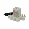 PURTEK Multi-Nation Travel Voltage Converter Kit, 220/240 VAC to 110/120 VAC
