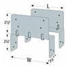 SIMPSON STRONG-TIE 6" x 6" 18 Gauge G185 Adjustable Post Cap