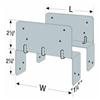 SIMPSON STRONG-TIE 4" x 4" 18 Gauge G185 Adjustable Post Cap