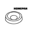 HOME PAK 25 Pack 1/4" 18.8 Stainless Steel Finish Washers