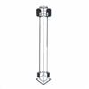 REGAL IDEAS White Aluminum Corner Rail Post