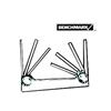 BENCHMARK 5 Piece SAE Folding Hex Key Set