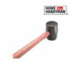 HOME HANDYMAN 16oz Black Rubber Mallet